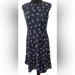 Candalate Navy Blue Lace dress. Size Medium